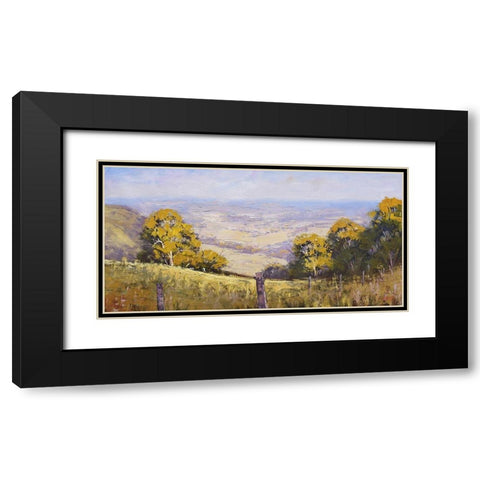 Summer Haze Australia Black Modern Wood Framed Art Print with Double Matting by Gercken, Graham