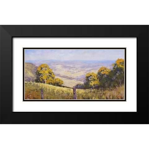 Summer Haze Australia Black Modern Wood Framed Art Print with Double Matting by Gercken, Graham