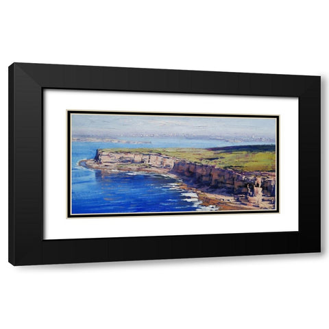 Sydney Black Modern Wood Framed Art Print with Double Matting by Gercken, Graham