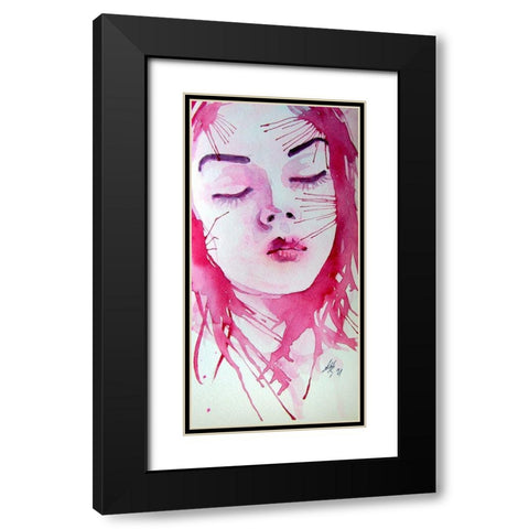 Dreamer Black Modern Wood Framed Art Print with Double Matting by Kovacs, Anna Brigite