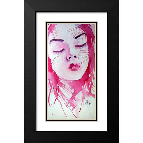 Dreamer Black Modern Wood Framed Art Print with Double Matting by Kovacs, Anna Brigite
