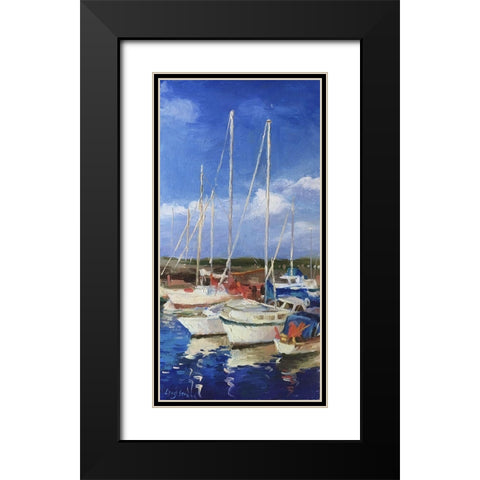 Summer in Denmark Black Modern Wood Framed Art Print with Double Matting by Strube, Ling