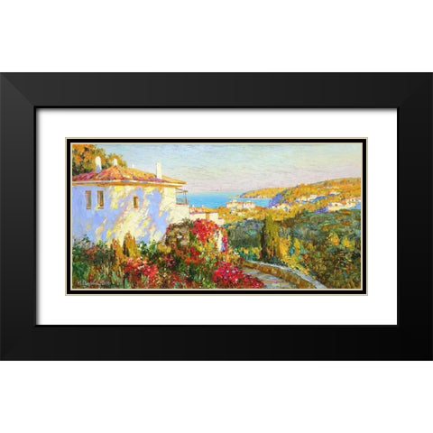 Kadakes Black Modern Wood Framed Art Print with Double Matting by Obuchovsky, Yury