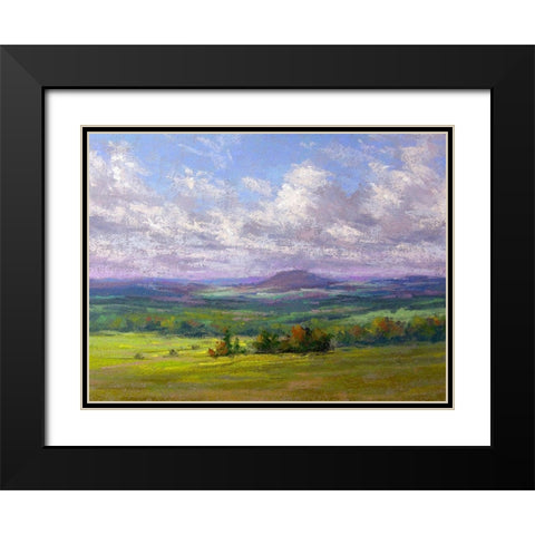 Cloud Shadows I Black Modern Wood Framed Art Print with Double Matting by Chaney, Alan