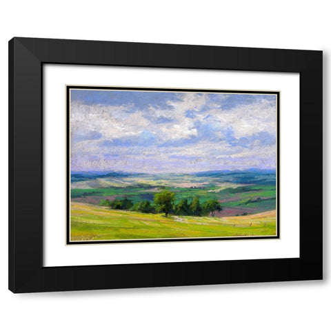 Cloud Shadows II Black Modern Wood Framed Art Print with Double Matting by Chaney, Alan