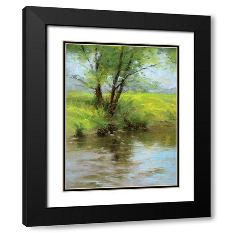 Early Spring Black Modern Wood Framed Art Print with Double Matting by Chaney, Alan