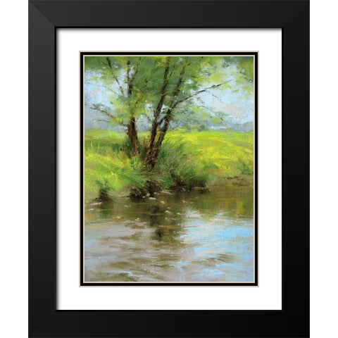Early Spring Black Modern Wood Framed Art Print with Double Matting by Chaney, Alan