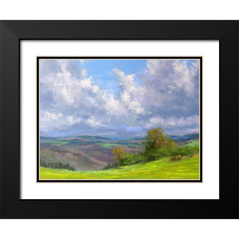 A Spring Day Black Modern Wood Framed Art Print with Double Matting by Chaney, Alan