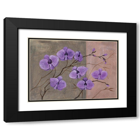 Modern Colours IIII Black Modern Wood Framed Art Print with Double Matting by Dahlke, Izabella