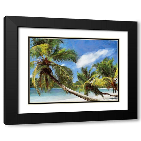 Everyone Loves Palm Trees XI Black Modern Wood Framed Art Print with Double Matting by Medeiros, Celito