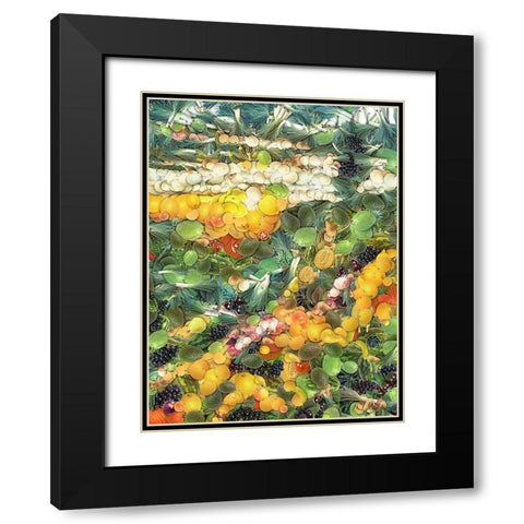 After Ayuhasca VI Black Modern Wood Framed Art Print with Double Matting by Medeiros, Celito
