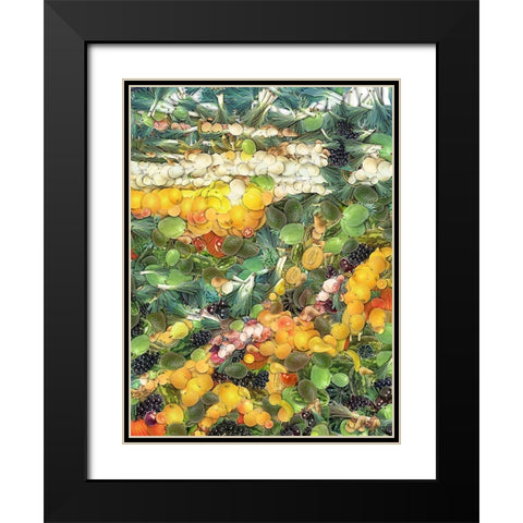 After Ayuhasca VI Black Modern Wood Framed Art Print with Double Matting by Medeiros, Celito