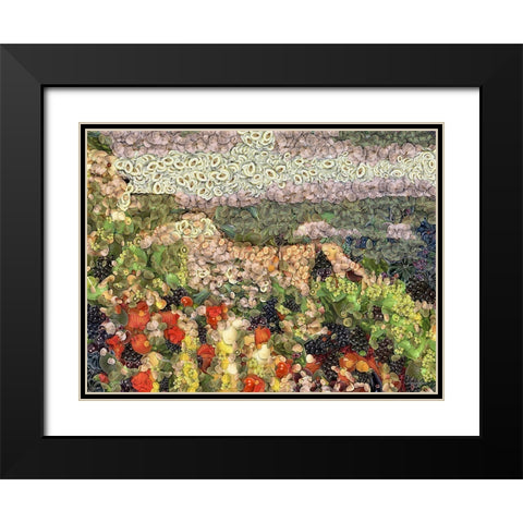 After Ayuhasca VII Black Modern Wood Framed Art Print with Double Matting by Medeiros, Celito