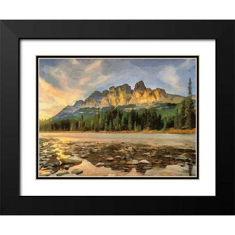 Jasper National Park  Black Modern Wood Framed Art Print with Double Matting by Medeiros, Celito