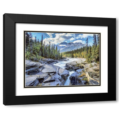 Jasper National Park I Black Modern Wood Framed Art Print with Double Matting by Medeiros, Celito