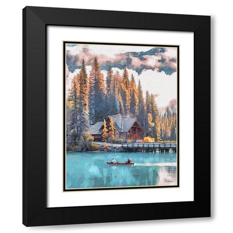 Jasper National Park III Black Modern Wood Framed Art Print with Double Matting by Medeiros, Celito