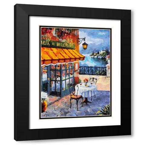 Memories of Italy III Black Modern Wood Framed Art Print with Double Matting by Medeiros, Celito