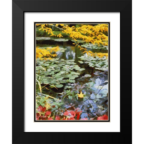 Nature in Brazil I Black Modern Wood Framed Art Print with Double Matting by Medeiros, Celito