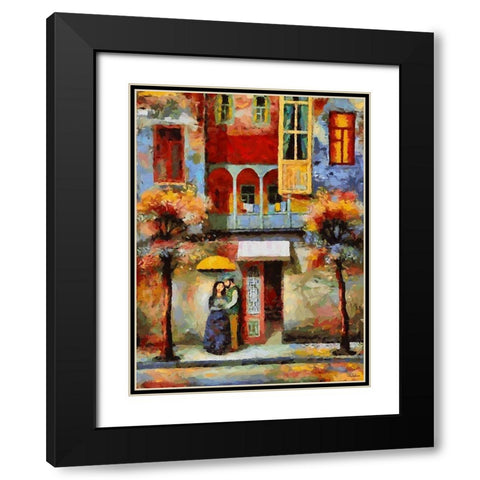 A Date Black Modern Wood Framed Art Print with Double Matting by Medeiros, Celito