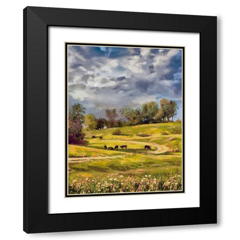 Long Way Home IV Black Modern Wood Framed Art Print with Double Matting by Medeiros, Celito