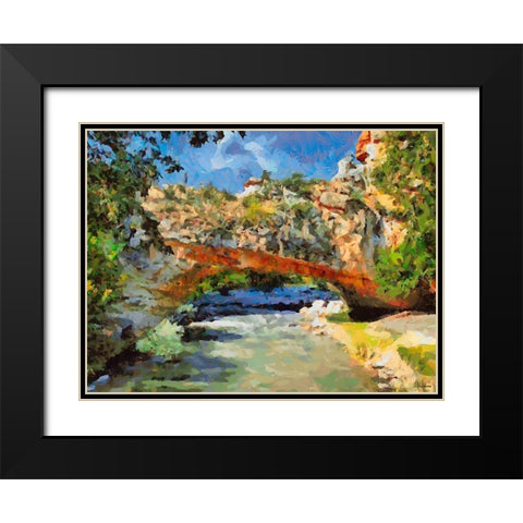 National Parks 1 Black Modern Wood Framed Art Print with Double Matting by Medeiros, Celito