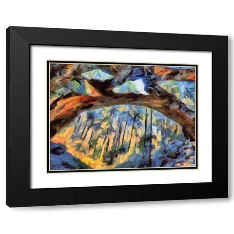 National Parks 7 Black Modern Wood Framed Art Print with Double Matting by Medeiros, Celito