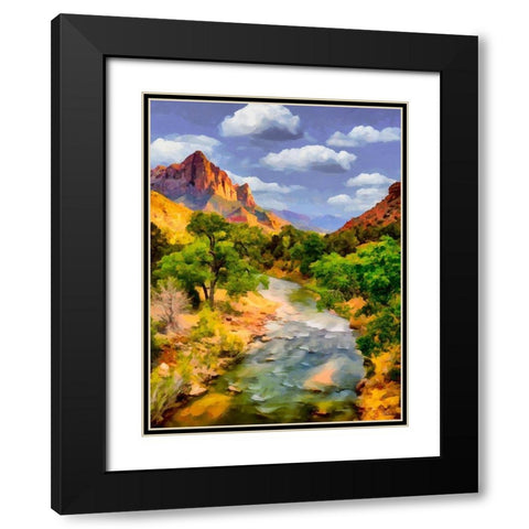 Great National Parks V Black Modern Wood Framed Art Print with Double Matting by Medeiros, Celito