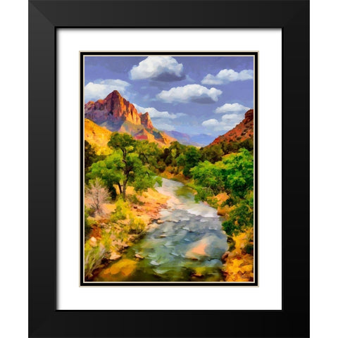 Great National Parks V Black Modern Wood Framed Art Print with Double Matting by Medeiros, Celito