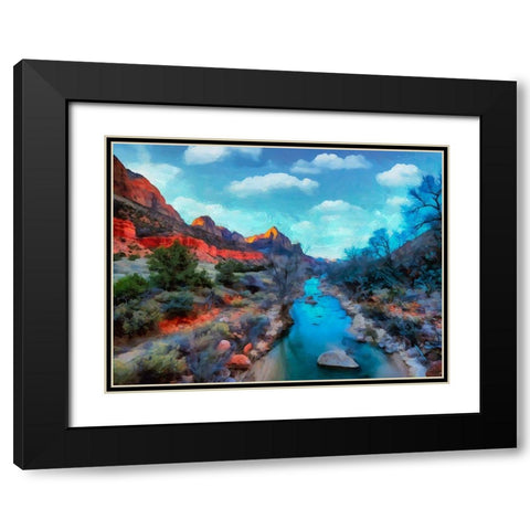 Great National Parks VI Black Modern Wood Framed Art Print with Double Matting by Medeiros, Celito