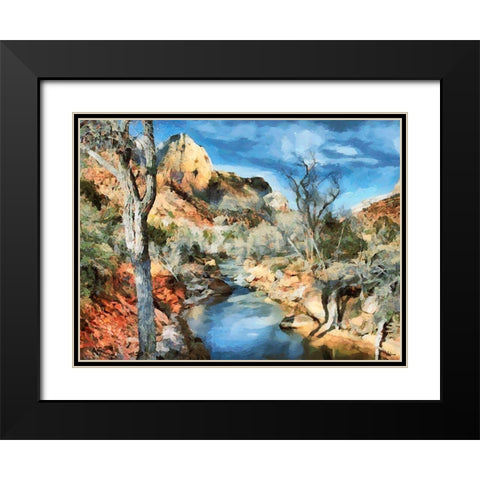 Great National Parks VII Black Modern Wood Framed Art Print with Double Matting by Medeiros, Celito