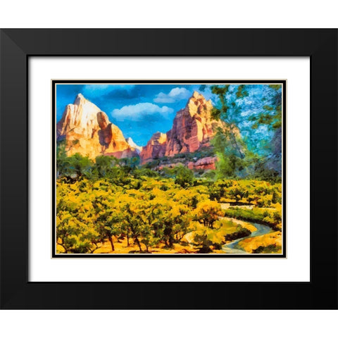Great National Parks XII Black Modern Wood Framed Art Print with Double Matting by Medeiros, Celito