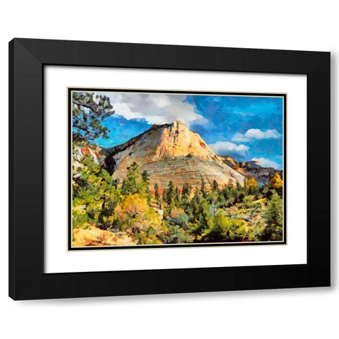 Great National Parks XIII Black Modern Wood Framed Art Print with Double Matting by Medeiros, Celito