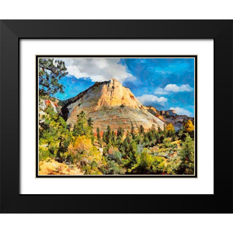 Great National Parks XIII Black Modern Wood Framed Art Print with Double Matting by Medeiros, Celito