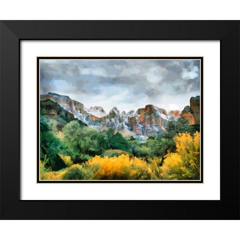 Great National Parks XV Black Modern Wood Framed Art Print with Double Matting by Medeiros, Celito