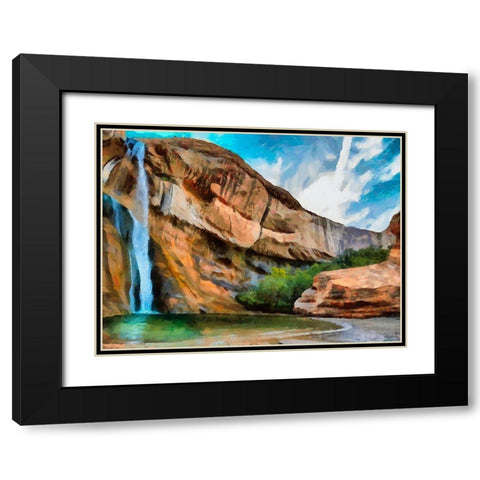 Beauty of Rocks XIII Black Modern Wood Framed Art Print with Double Matting by Medeiros, Celito