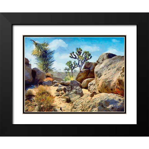 Beauty of Rocks XIX Black Modern Wood Framed Art Print with Double Matting by Medeiros, Celito