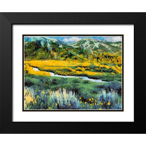 Great National Parks II Black Modern Wood Framed Art Print with Double Matting by Medeiros, Celito