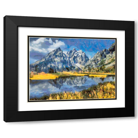 Great National Parks IV Black Modern Wood Framed Art Print with Double Matting by Medeiros, Celito