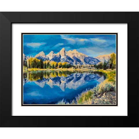 Great National Parks V Black Modern Wood Framed Art Print with Double Matting by Medeiros, Celito