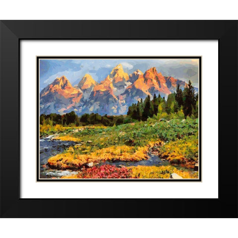 Great National Parks VII Black Modern Wood Framed Art Print with Double Matting by Medeiros, Celito
