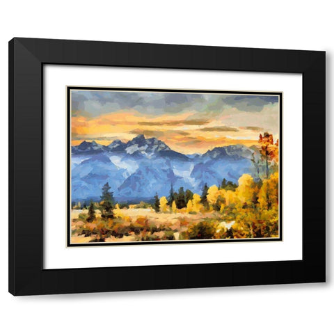 Great National Parks IX Black Modern Wood Framed Art Print with Double Matting by Medeiros, Celito