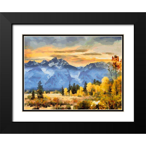 Great National Parks IX Black Modern Wood Framed Art Print with Double Matting by Medeiros, Celito
