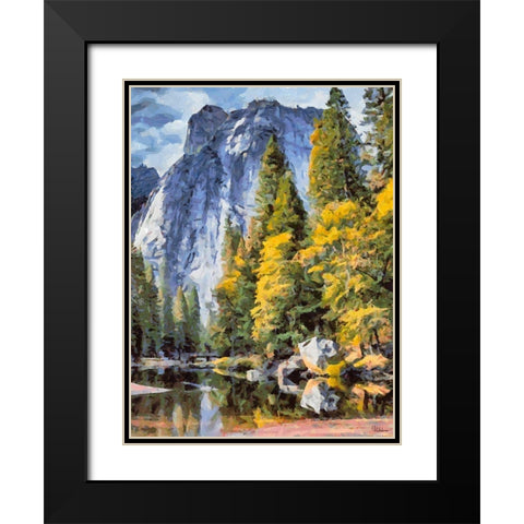 Great National Parks XI Black Modern Wood Framed Art Print with Double Matting by Medeiros, Celito