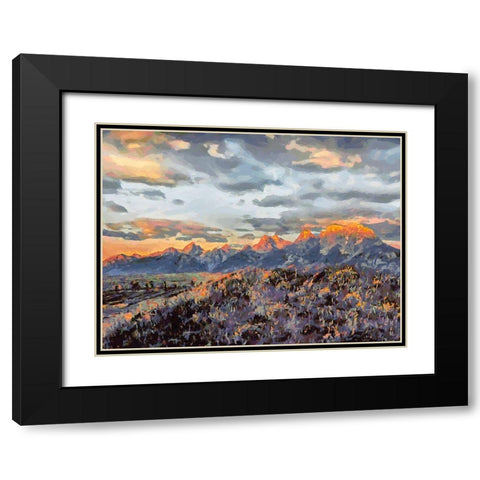 Great National Parks XII Black Modern Wood Framed Art Print with Double Matting by Medeiros, Celito