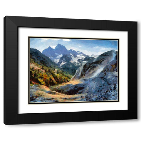 Great National Parks XVI Black Modern Wood Framed Art Print with Double Matting by Medeiros, Celito