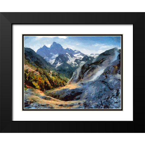 Great National Parks XVI Black Modern Wood Framed Art Print with Double Matting by Medeiros, Celito