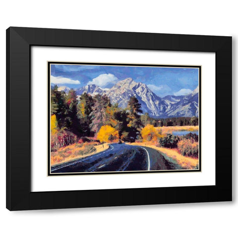 Great National Parks XIX Black Modern Wood Framed Art Print with Double Matting by Medeiros, Celito