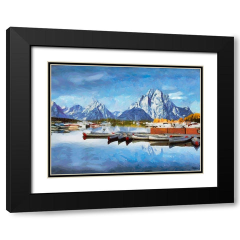 Great National Parks XX Black Modern Wood Framed Art Print with Double Matting by Medeiros, Celito