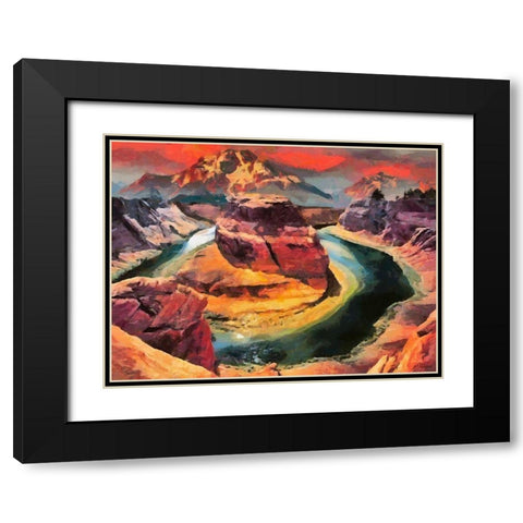Great National Parks XXI Black Modern Wood Framed Art Print with Double Matting by Medeiros, Celito