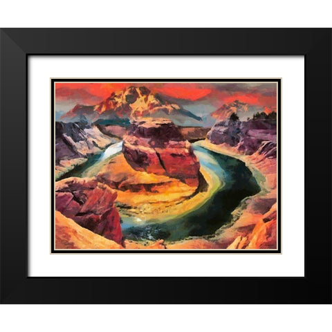 Great National Parks XXI Black Modern Wood Framed Art Print with Double Matting by Medeiros, Celito